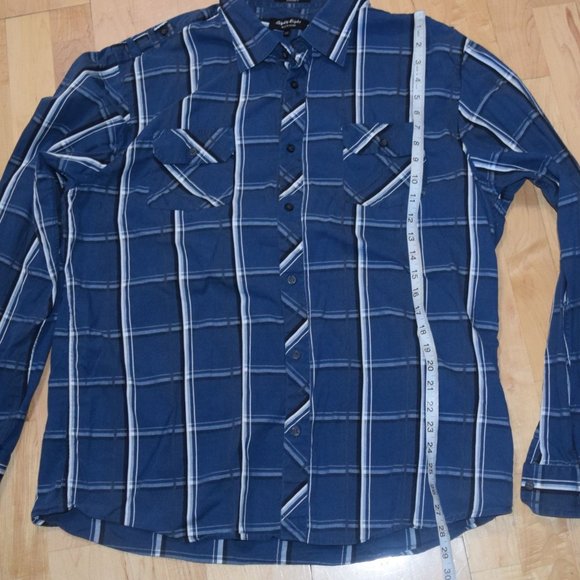 EIGHTY EIGHT PLATINUM Men's Sz XXL Button Front Shirt - Picture 4 of 5